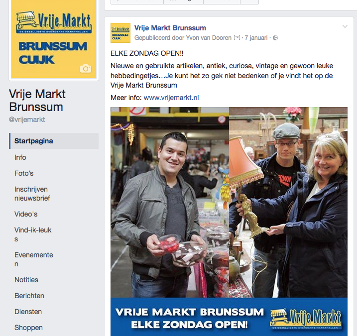 Facebook campagne | De Vrije Markt