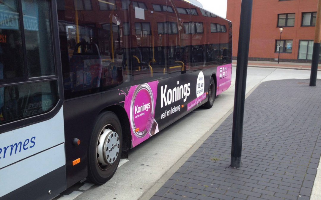 Busbelettering | Konings Verf en Behang